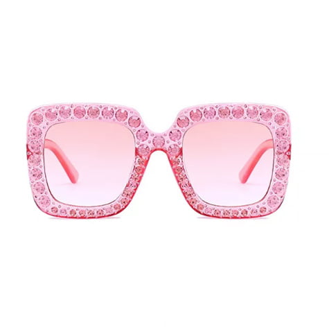 Solglasögon rosa strass