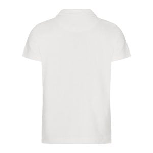 Ted kortärmad frotté skjorta för herr från Robbie Moor i vit